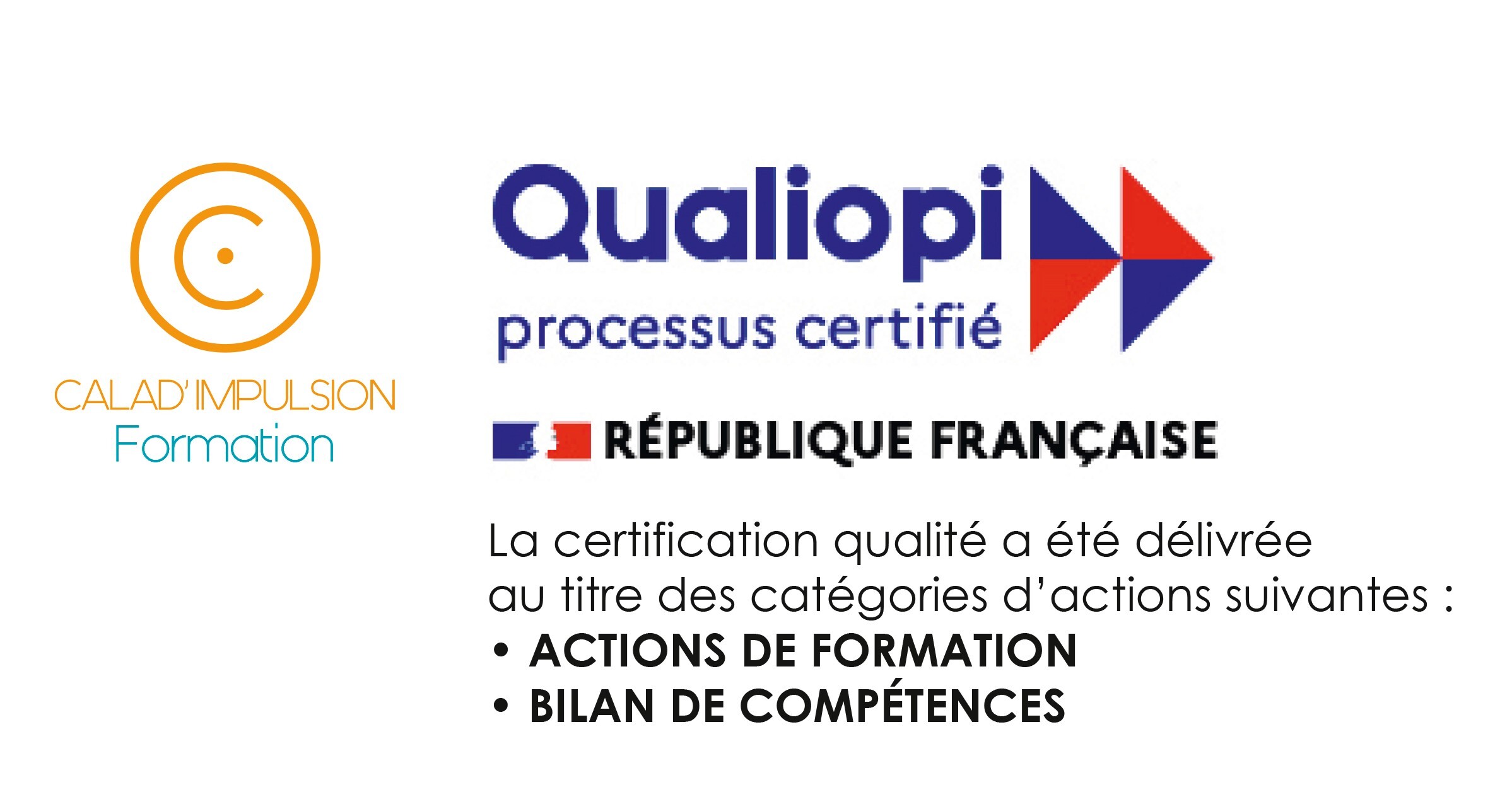 Certified by Qualiopi